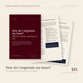 How do I negotiate my lease? The South Australia version